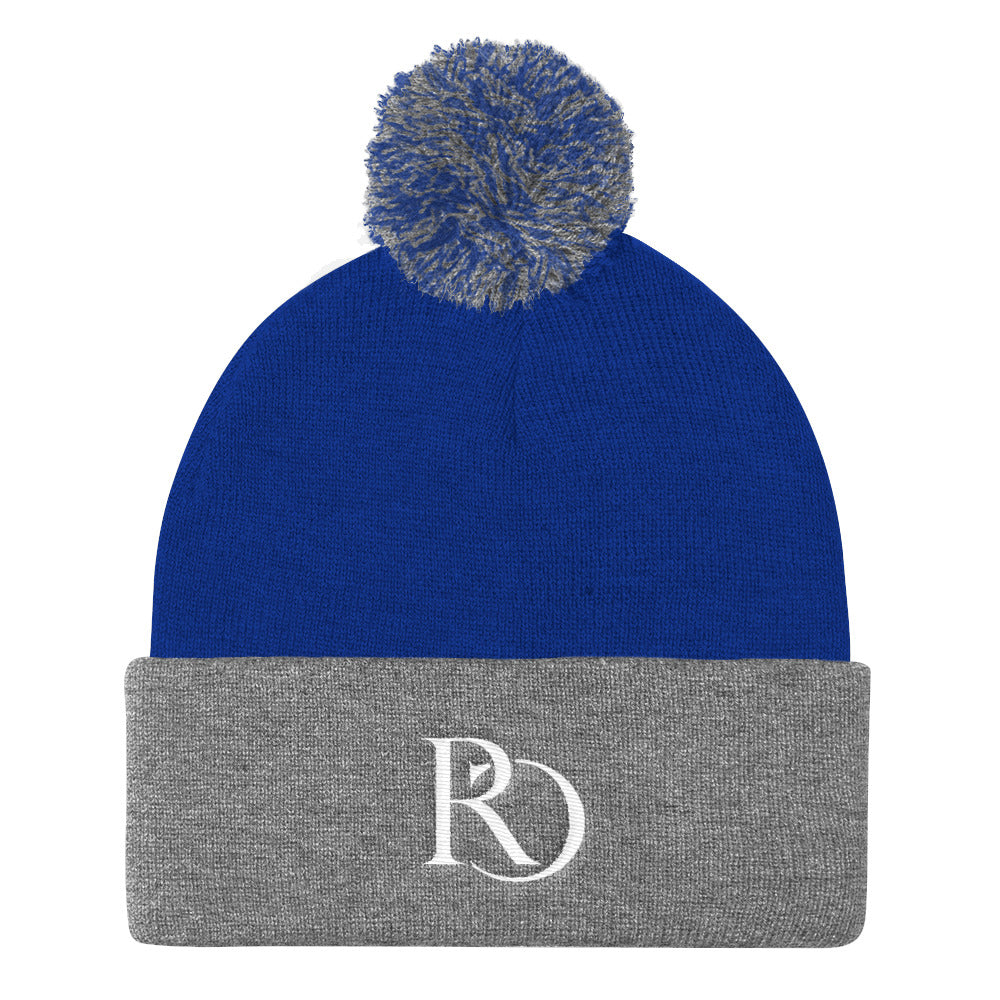 Pom Pom Knit Cap