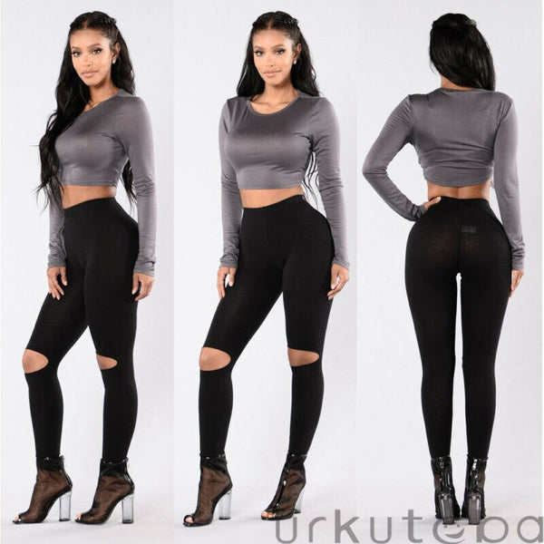 Women's Casual Leggings Workout Fitness Sports Gym Running Yoga Athletic Pants